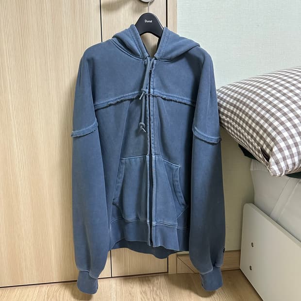 헤리티지플로스 피그먼트 워싱 후드집업 S