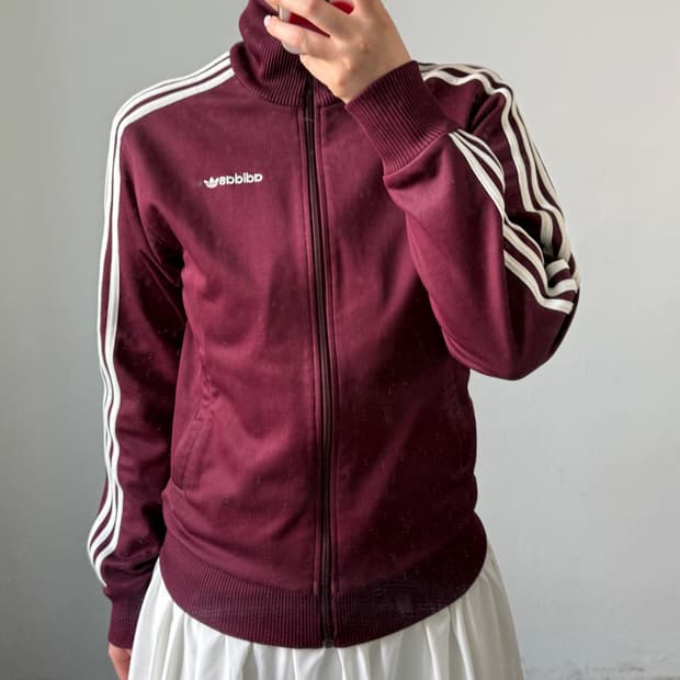 [M] 아디다스 버건디 폴라베어 져지