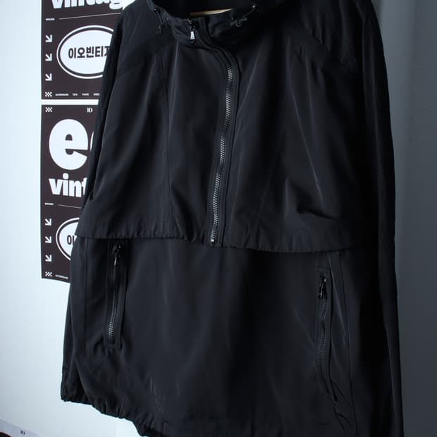 (L-XL) 시스템 집업 바람막이 점퍼자켓 반집업 아노락-H35975