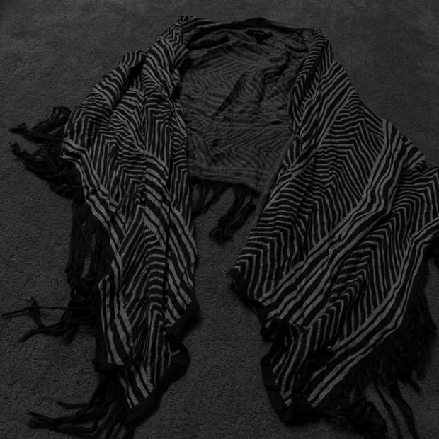 Vintage v-kei punk mood scarf & shawl