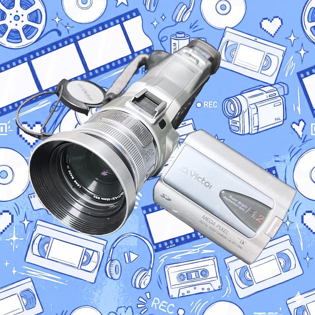 JVC(Victor) GR-DV3500 6mm 캠코더 (테이프리스 가능)
