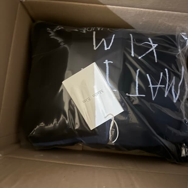 마뗑킴 후드집업 빈티지 워시드 그래피티 블랙 L