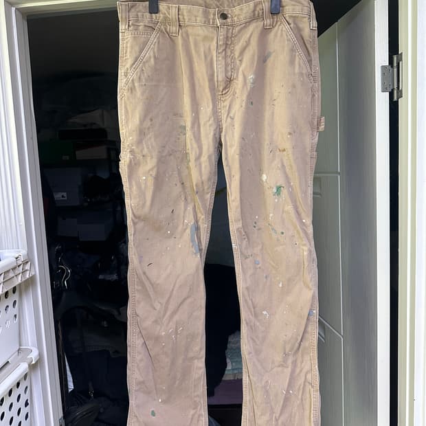 [34X32] 칼하트 B324 DKH 싱글니 카펜터 팬츠