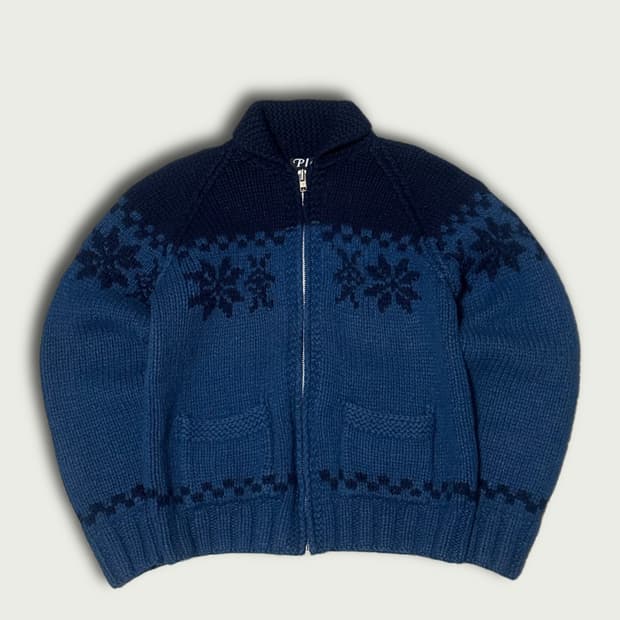 JPN 코위찬 니트 집업