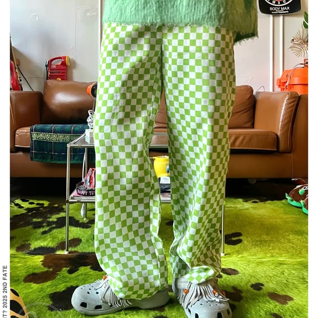 Freak's Store Checker Board Easy Pants