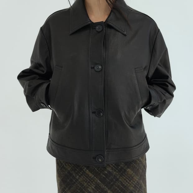 ORE 시그니처 램스킨 레더자켓