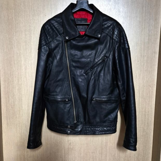 ASOS 블랙 가죽 자켓 XS 