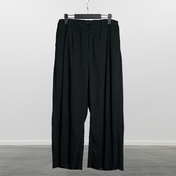 BLING LEADS 플리츠 와이드 팬츠