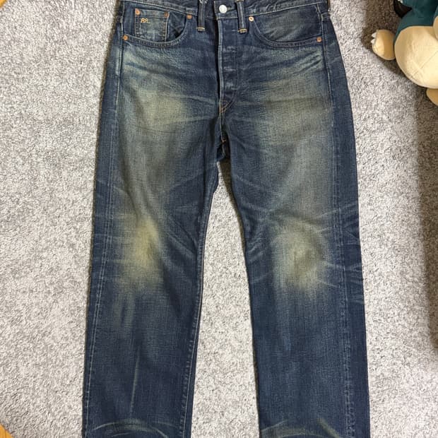 더블알엘 빈티지 5포켓 기빈스 진