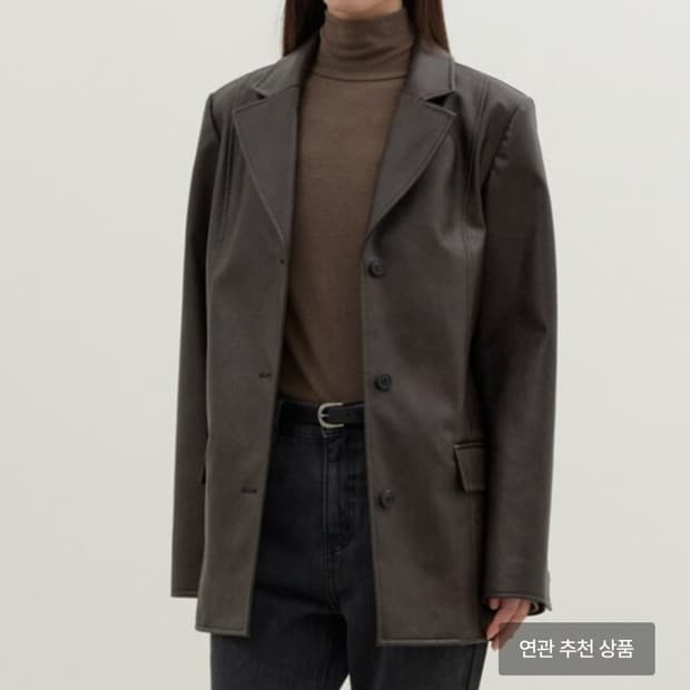 EQL 레더자켓 s size