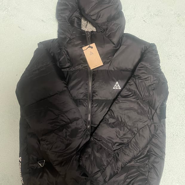 나이키 ACG 써마핏 ADV 루나 레이크 퍼퍼 자켓 블랙