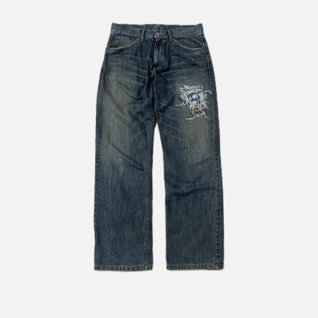 Tot0_ [Levis 569 sashiko denim pants]