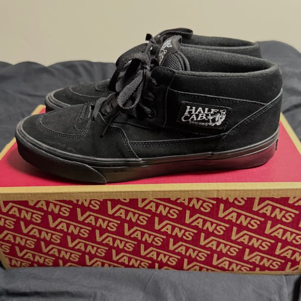 반스 하프 캡 블랙 270