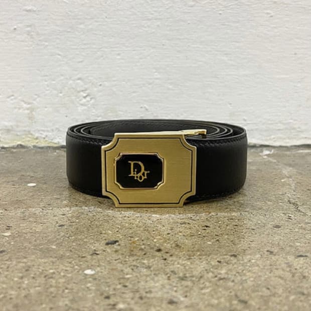 크리스찬 디올 레더 벨트