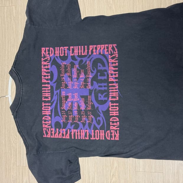 [L] RHCP 레드핫칠리페퍼스 부틀렉 티서츠
