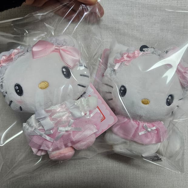 아베일제품 발레리나 키티,챠미 마스코트 한정판