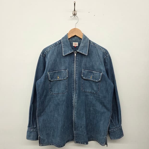 제이프레스 jpress 데님 셔츠 자켓 집업 남m