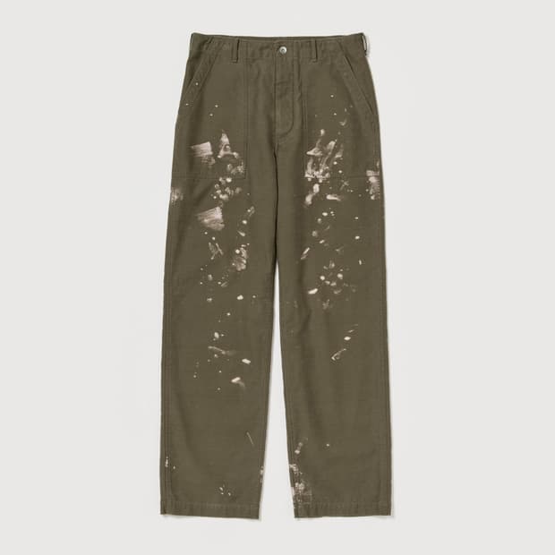 오라리 / 사틴 블리치 베이커 팬츠 / 4