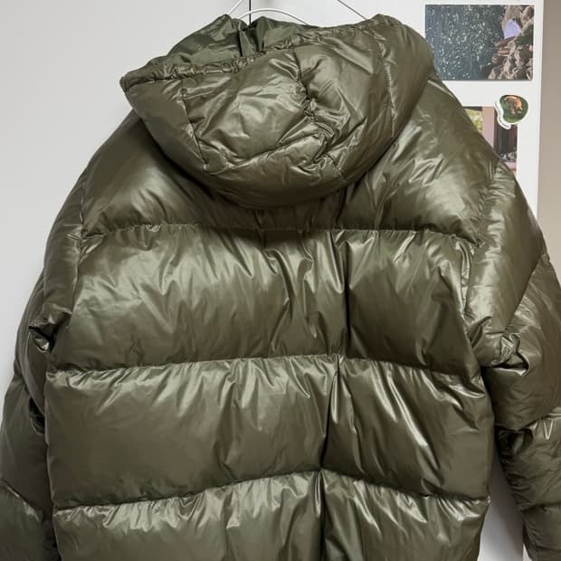 키뮤어 RDS 후디드 다운 패딩 카키 M