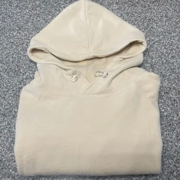 Les. basics hood 오트밀색 후드티 XL