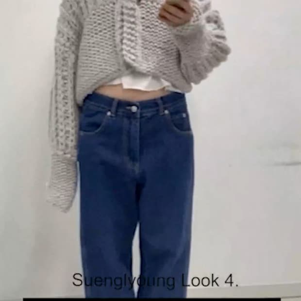 autumn washing denim pants