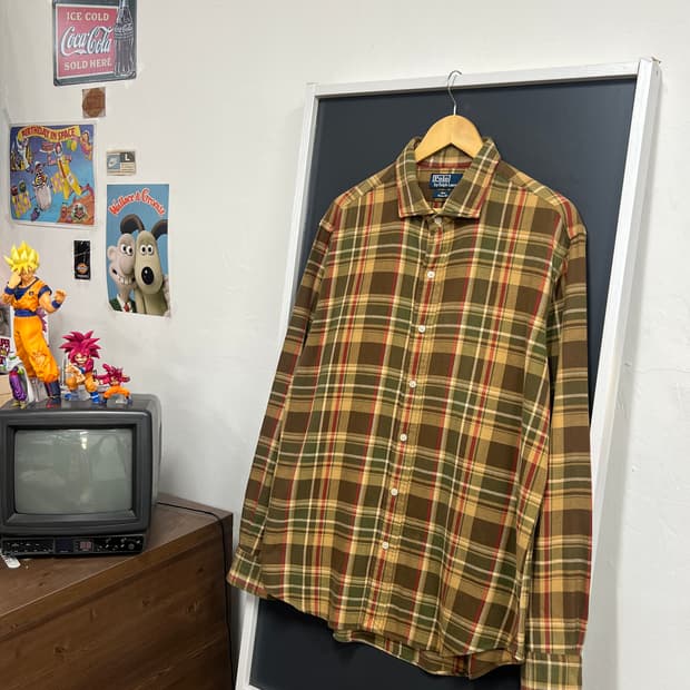 폴로 랄프로렌 90-00s 체크 셔츠