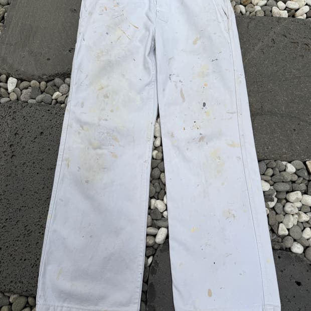 DISTRESSED 70s WHITE FRENCH 70s 프렌치워크팬츠