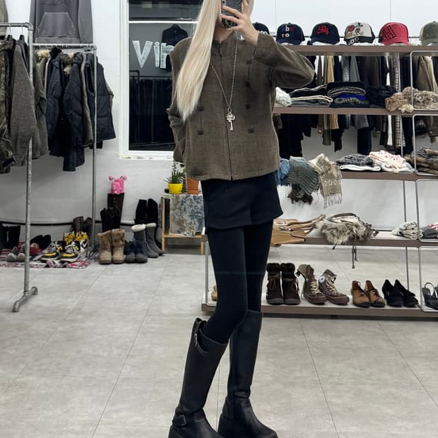 Bon Deux 절개 자켓