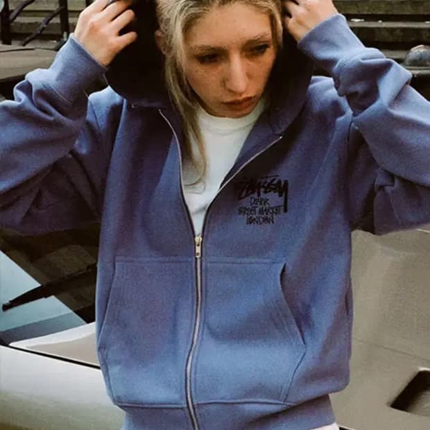 스투시 도버스트릿마켓 런던 한정 후드티