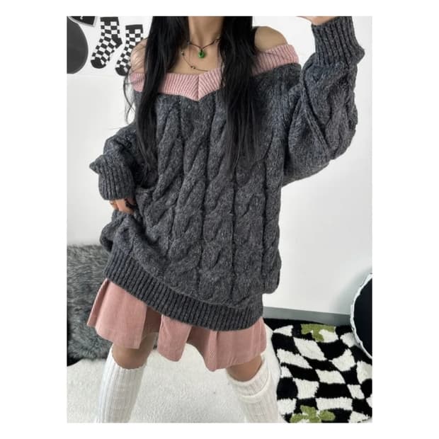 키미스 OOTJ 코듀로이 미디 스커트 핑크 새상품