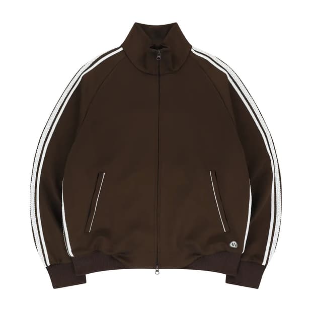 코이세이오 레이스 트랙 자켓 브라운 2사이즈