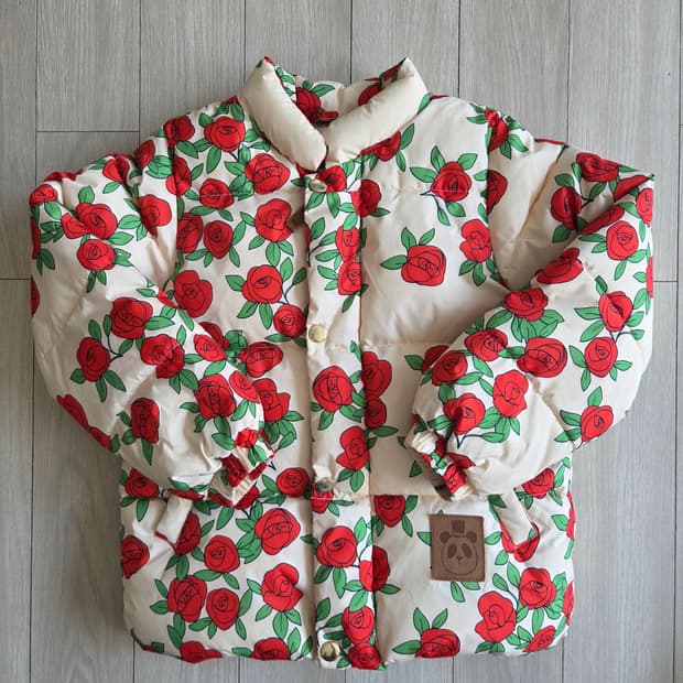 미니로디니 아이보리장미 아장점퍼 104-110 