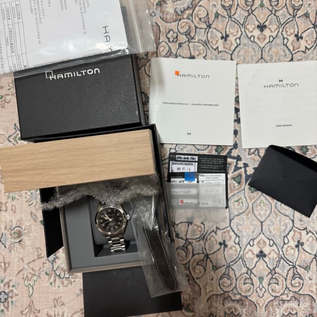 해밀턴 머피 38mm 오토매틱 풀박스