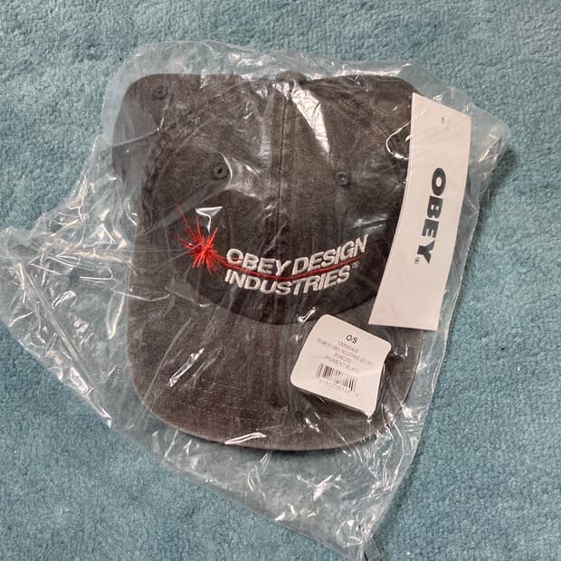 오베이 피그먼트 벨크로백 햇