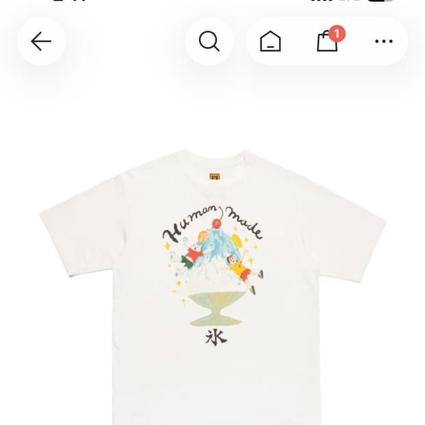 휴먼 메이드 x 케이코 사츠키메 케이코 소오토메 티셔츠 