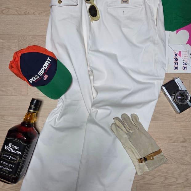 (새상품)POLO RALPH LAUREN 치노 투턱 트윌 팬츠 면바지 