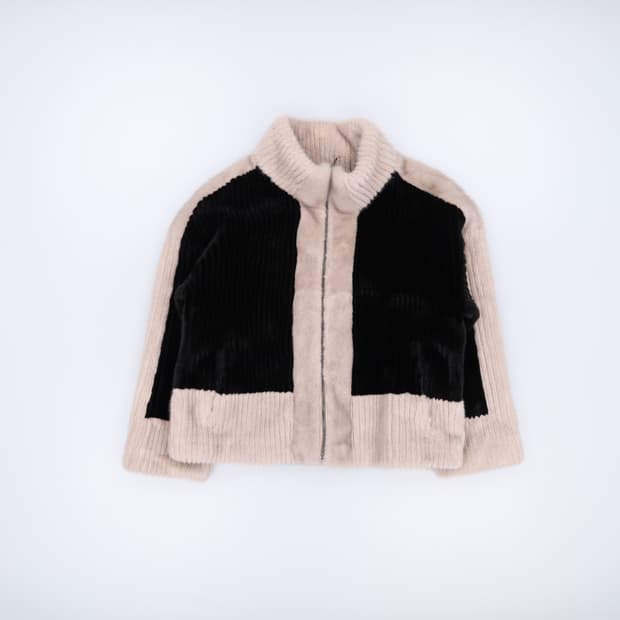 [66] 새상품 리오벨 리버시블 페이크퍼 자켓 0105J