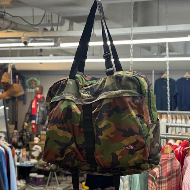 노스페이스 퍼플라벨 나나미카 3way 브리프 카모 백 (OS)