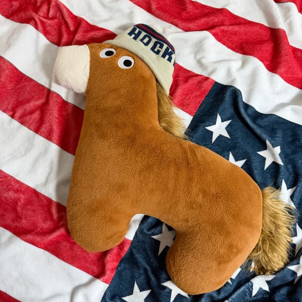 하키 브랜드 로고 비니