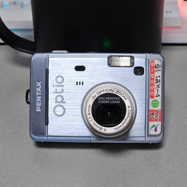 펜탁스 옵티오 s40 키키 디카 스카이블루
