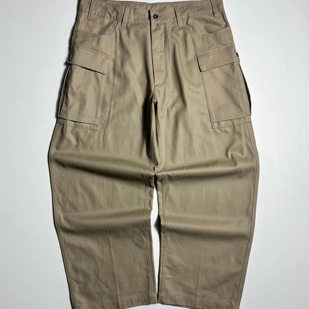 나이키 23FW 베이지 카고 코튼 팬츠 R2361