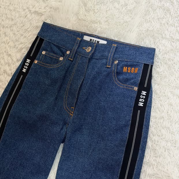 MSGM 여성 데님 청바지 