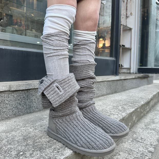 00s 그레이 니트 어그 카디 부츠 (250부터 가능)