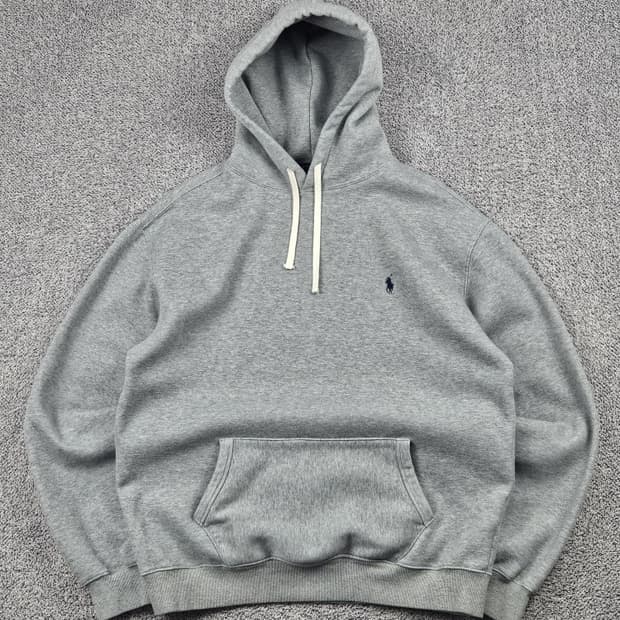 폴로랄프로렌 드로스트링 자수 로고 후드 티셔츠 ( XL ) / 10157