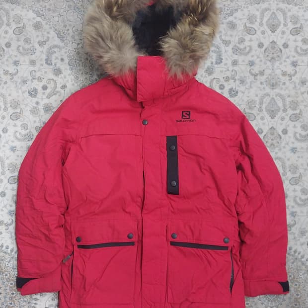 살로몬 덕다운 후드퍼 자켓 90