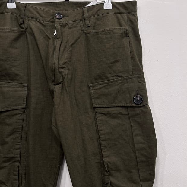 디스퀘어드2 슬림핏 코튼 지퍼 카고팬츠