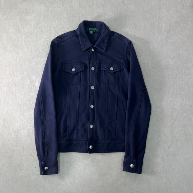 W 95 폴로랄프로렌 코튼 웨스턴 네이비 셔츠 자켓