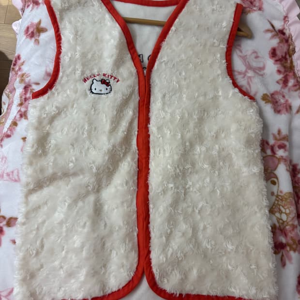 유진빈티지 키티 수면 조끼