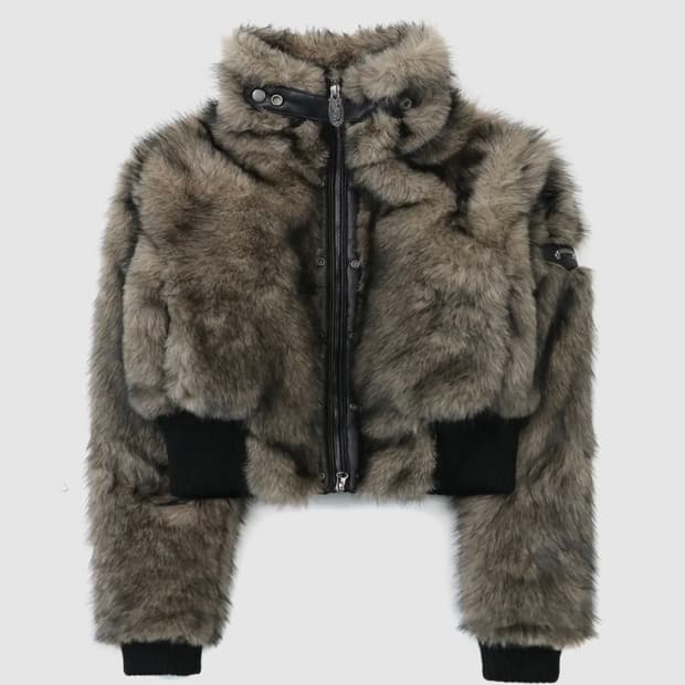 배드블러드 바이퍼81 하이넥 퍼 자켓 S (새상품)