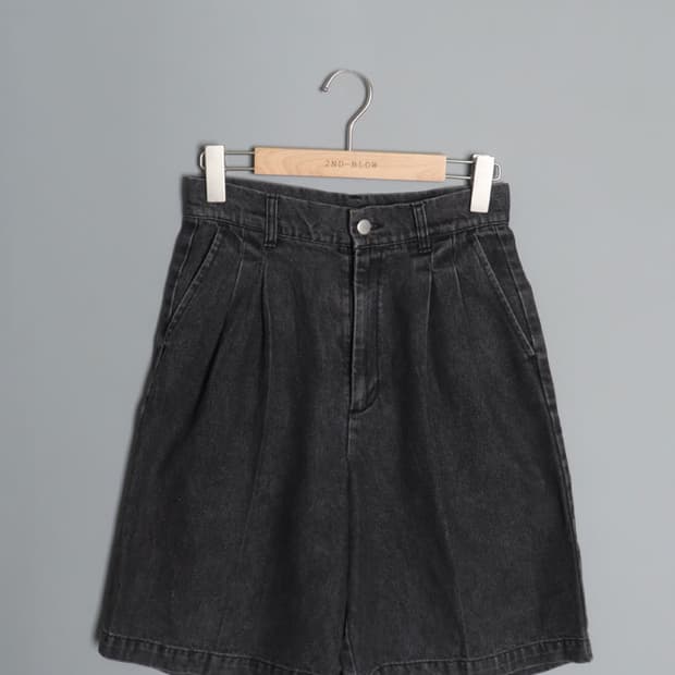 forksy Wide Denim Shorts (26~27)